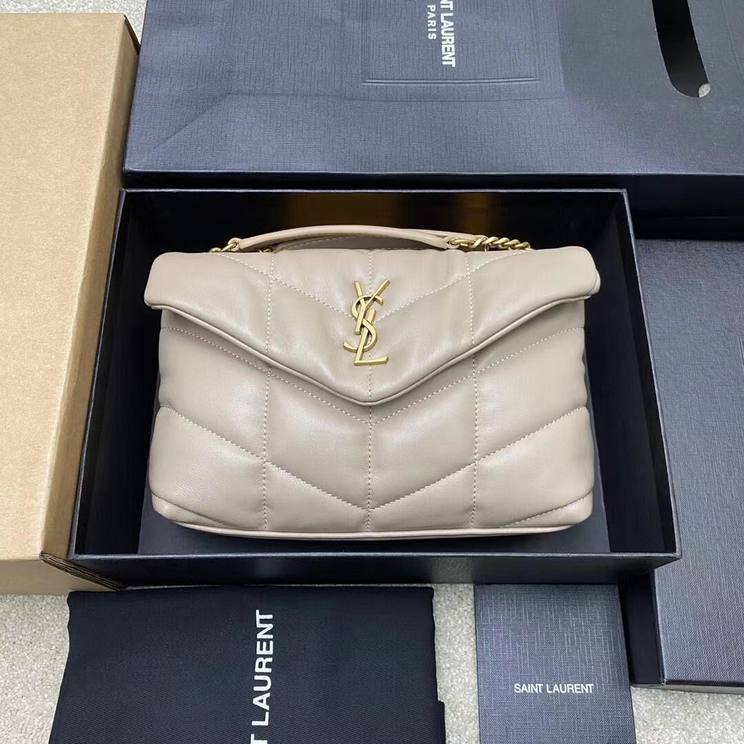 Saint Laurent Quilted Top-Handle Bag