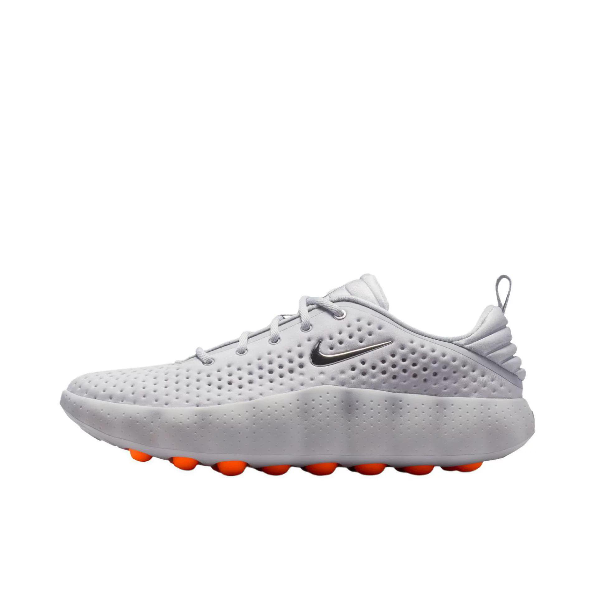 Light Gray Perforated Pod-Sole Sneaker