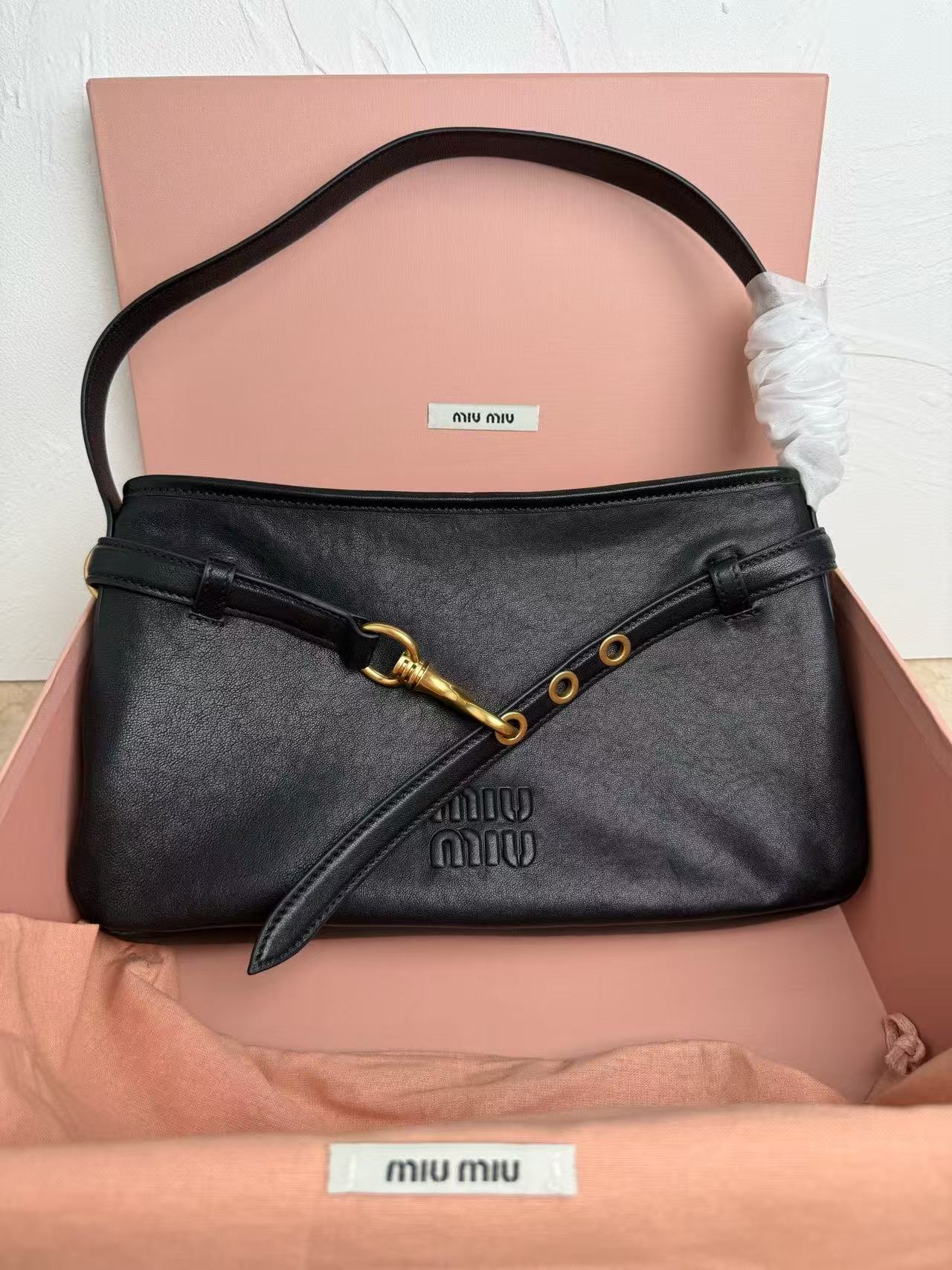 Miu Miu Leather Shoulder Bag