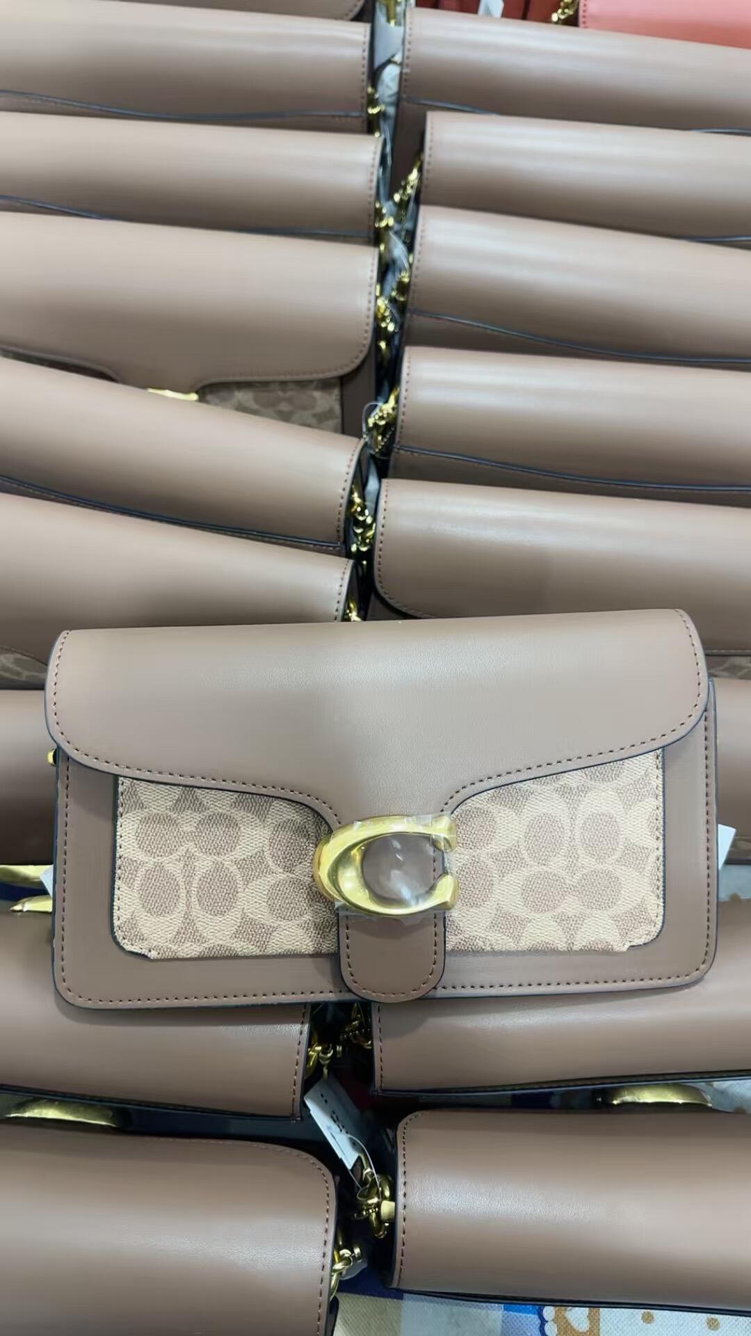 COACH Signature Flap Crossbody Bag