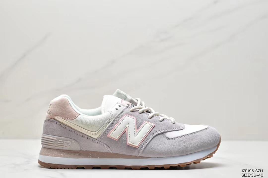 New Balance JZF195-SZH Gray and Pink Sneaker