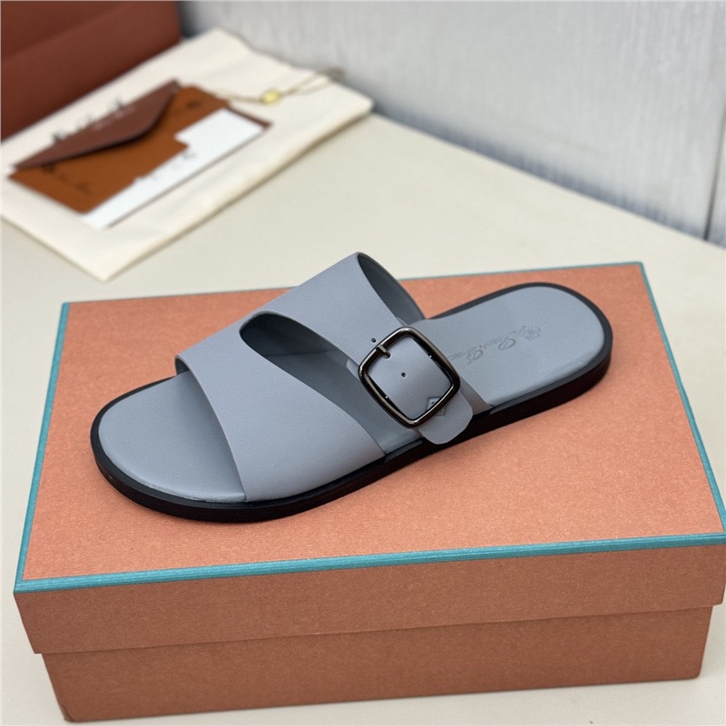 Buckle Strap Slide Sandals