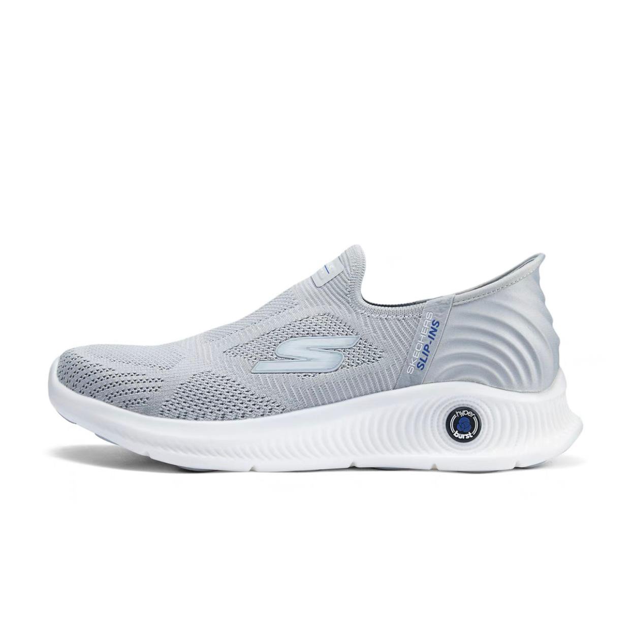 Skechers Slip-ins Light Gray Knit Sneaker