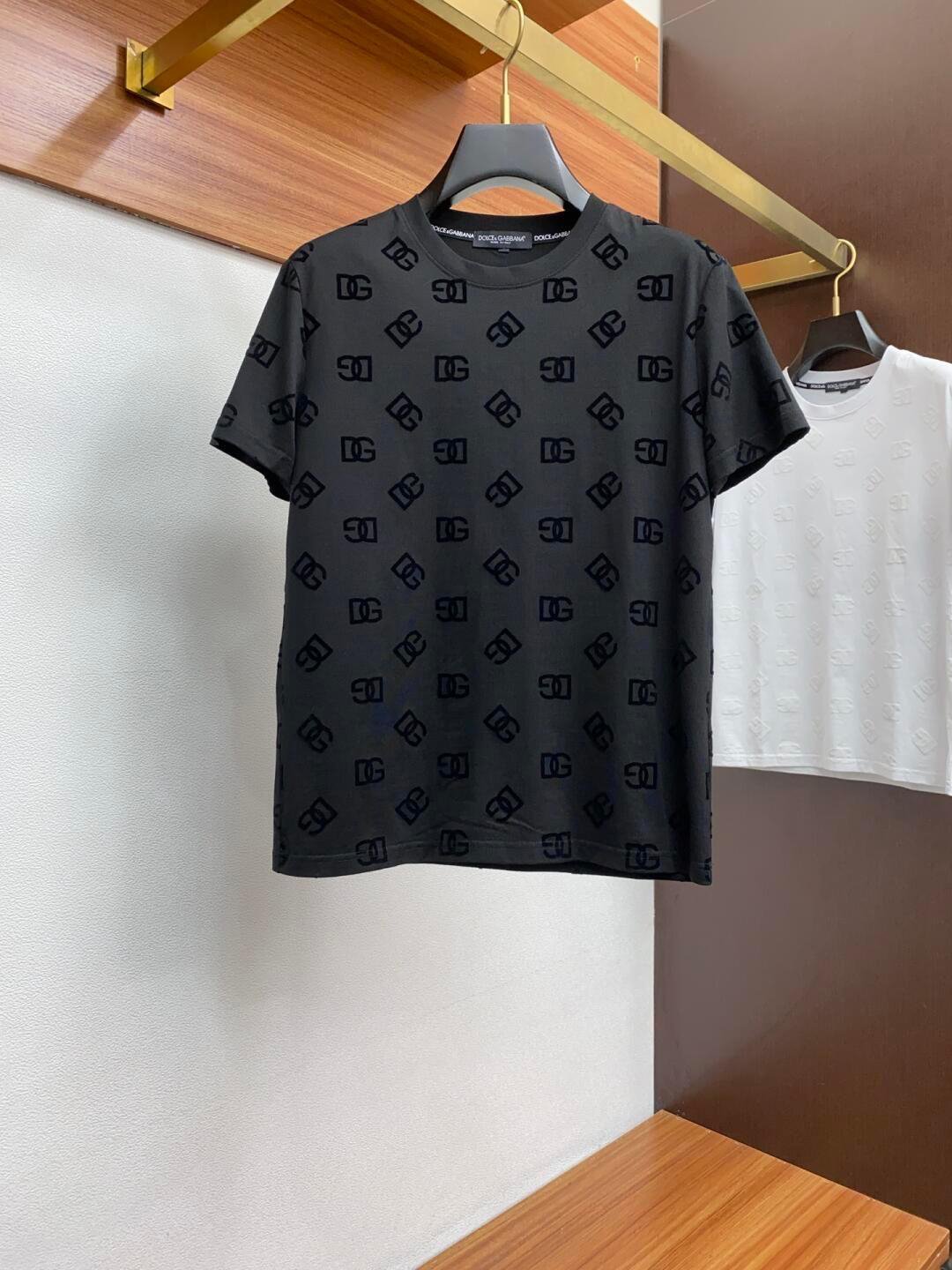 Dolce & Gabbana Contrast DG Monogram T-Shirt