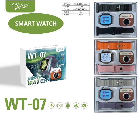 Okpu WT-07 Business Smart Watch and Smart Earbuds Set