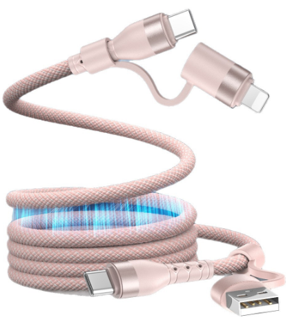 F229 4-in-1 Braided Fast-Charging Cable