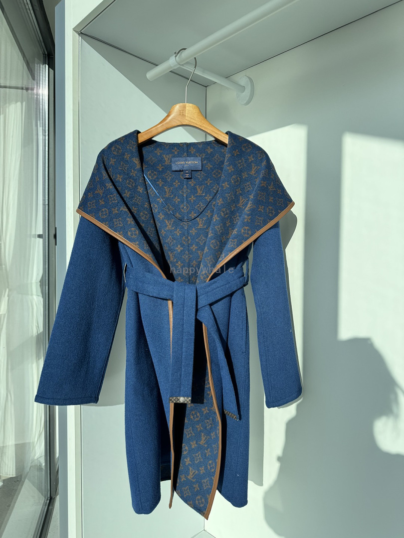 Louis Vuitton Monogram Wrap Coat