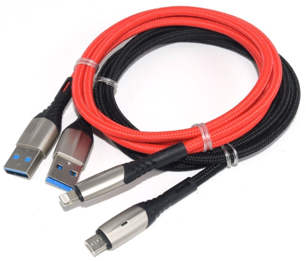 F221 Braided Zinc Alloy USB Cable