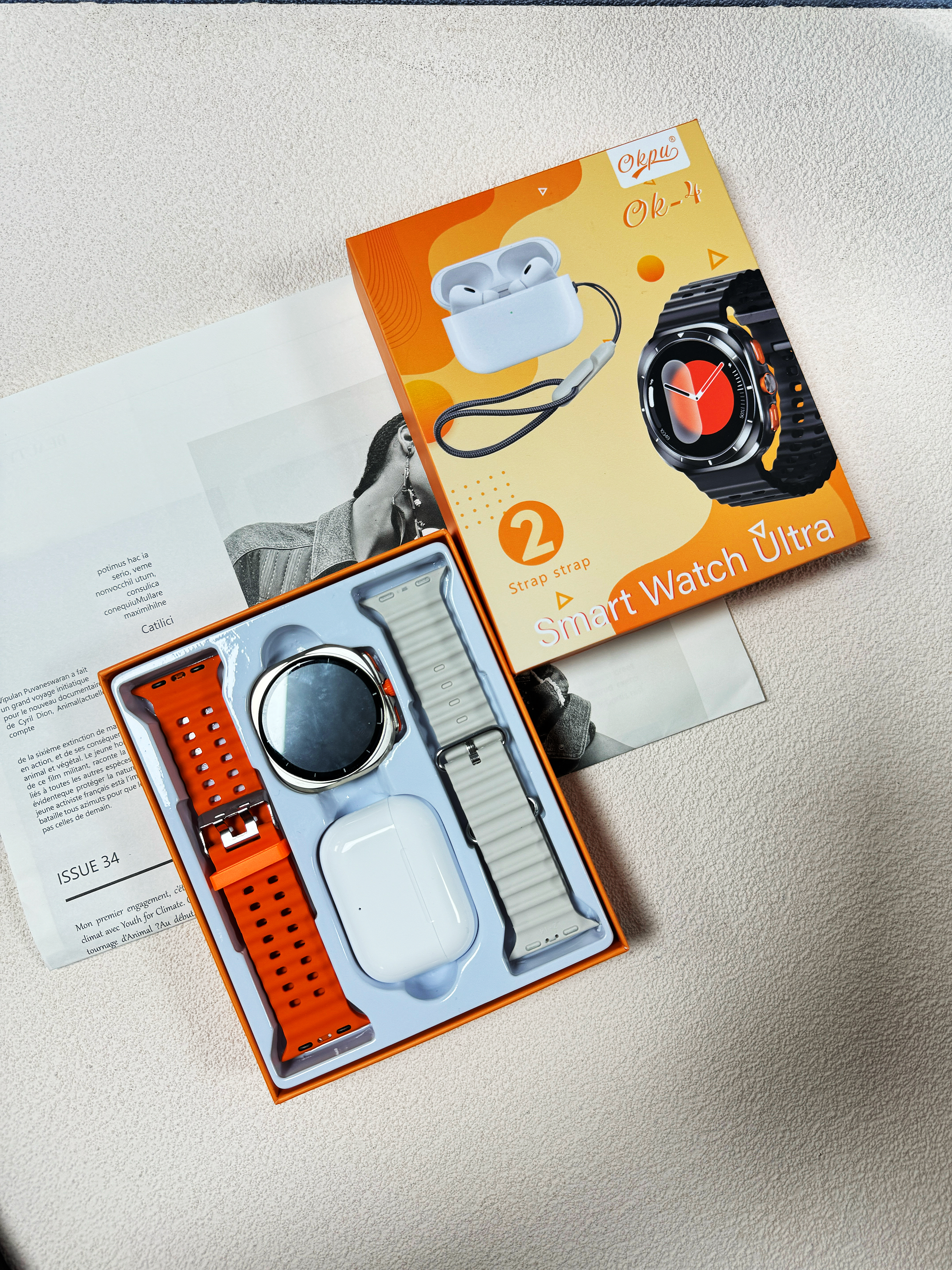 OK-4 Smart Watch Ultra Set