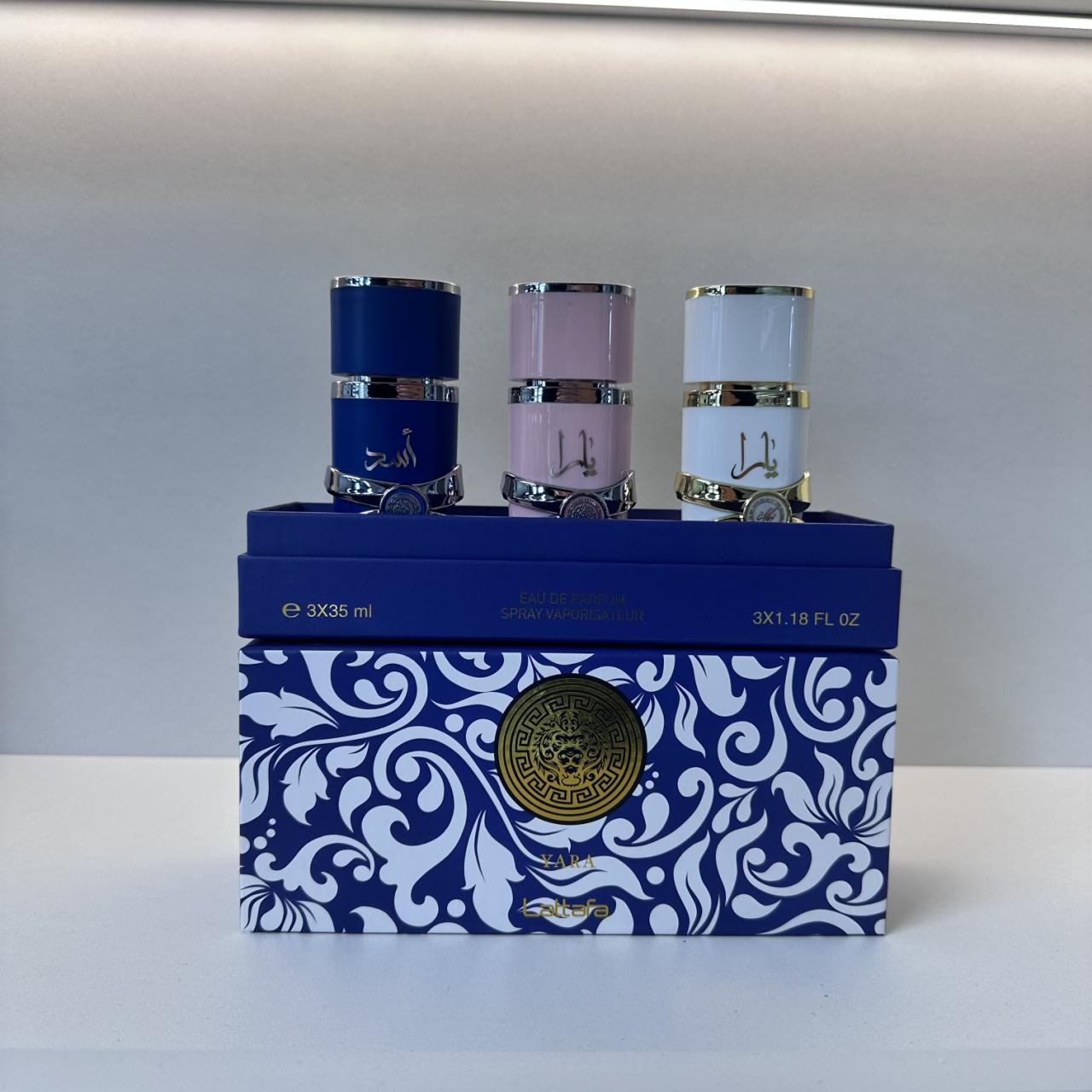 Lattafa Yara, Asad and Yalil Eau de Parfum Gift Set