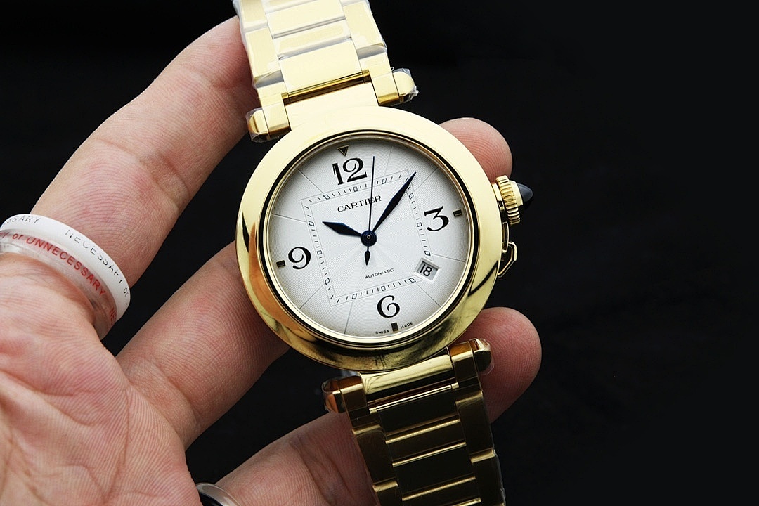 Cartier Automatic Gold-Tone Wristwatch