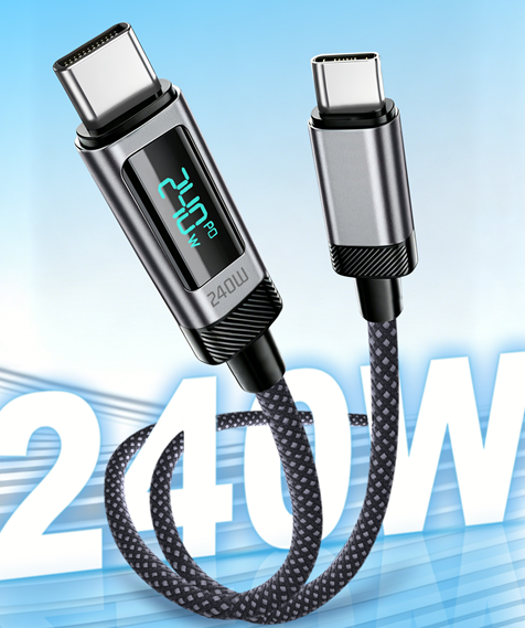 NF24 240W USB-C to USB-C Digital Display Fast-Charging Cable