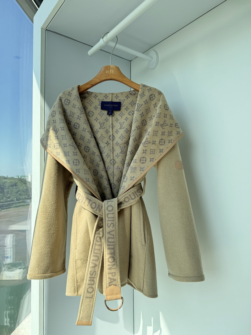Louis Vuitton Monogram Hooded Coat