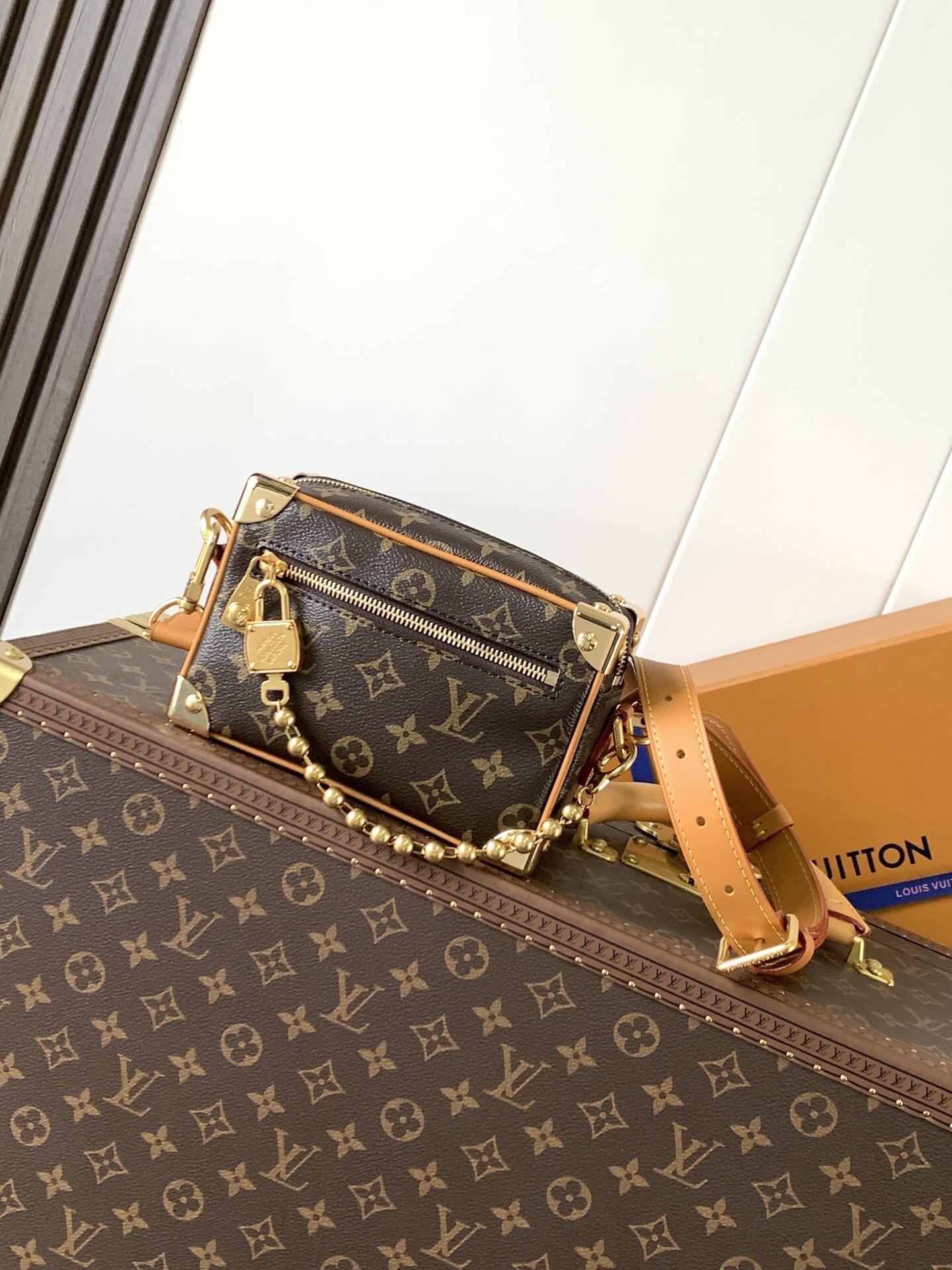 Louis Vuitton Monogram Trunk-Style Crossbody Bag