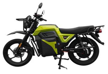 Green Electric Motorcycle