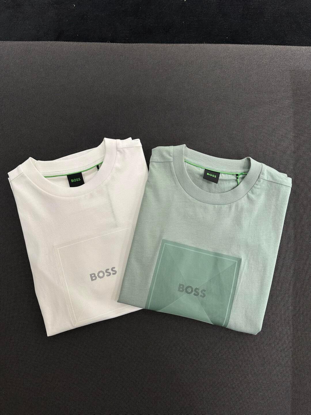 BOSS Tonal Rectangle Logo T-Shirt