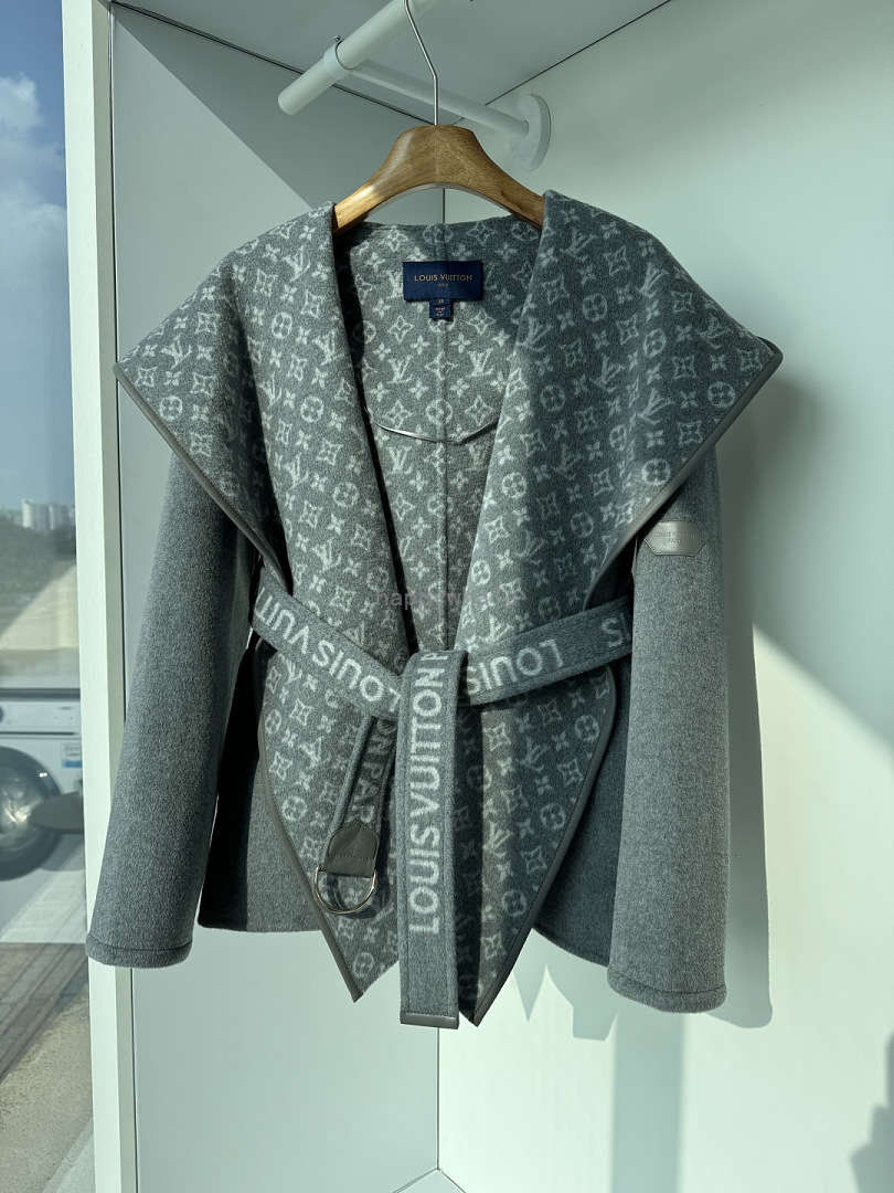 Louis Vuitton Monogram Belted Jacket
