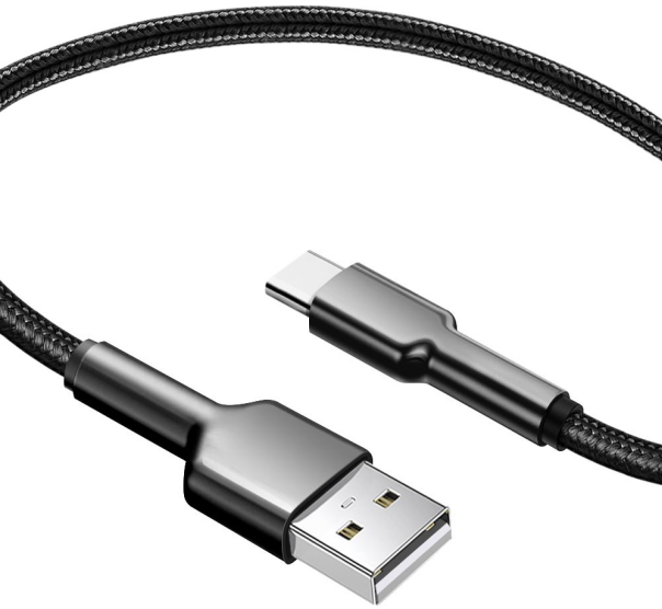 F221 USB-A to USB-C Zinc Alloy Braided Cable