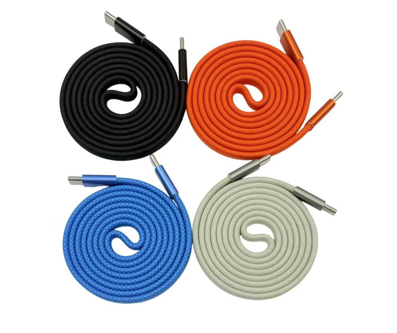 F322 Flat Braided Magnetic USB-C Cable