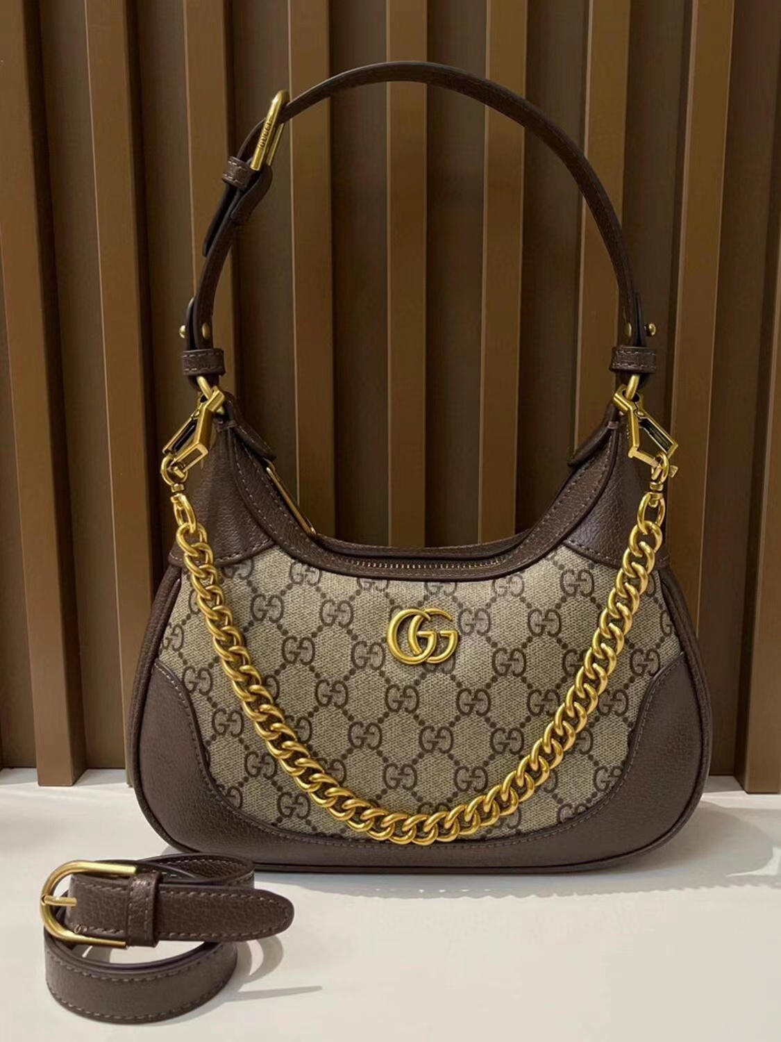 GG Monogram Chain Shoulder Bag