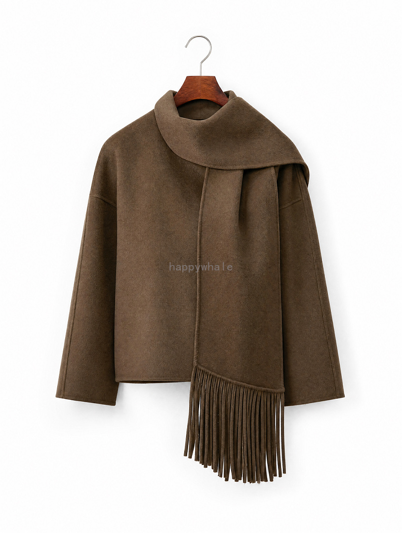 Women's Scarf Collar Jacket