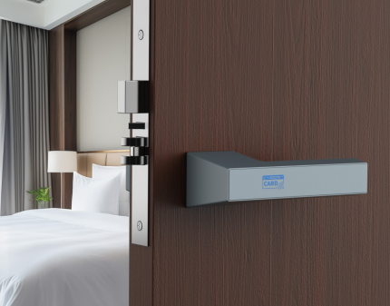 F4-RF-Silver Split Hotel Card Lock