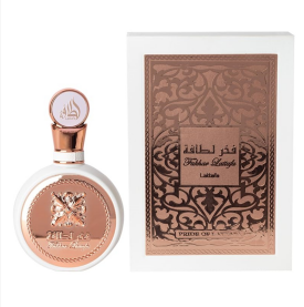 Lattafa Fakhar Eau de Parfum - White and Rose Gold
