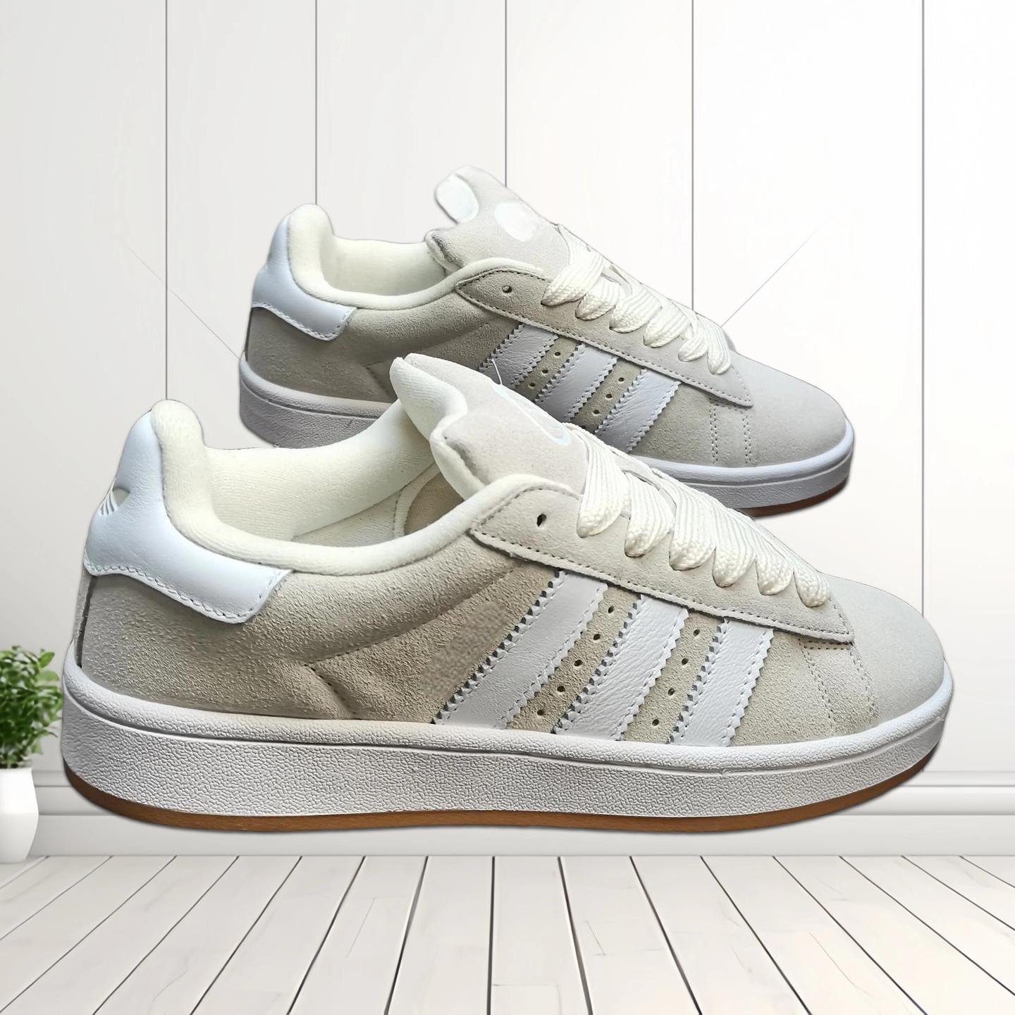 Light Gray Low-Top Sneakers