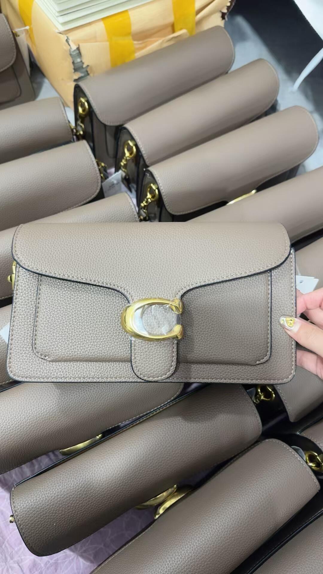 COACH Pebbled Flap Crossbody Bag