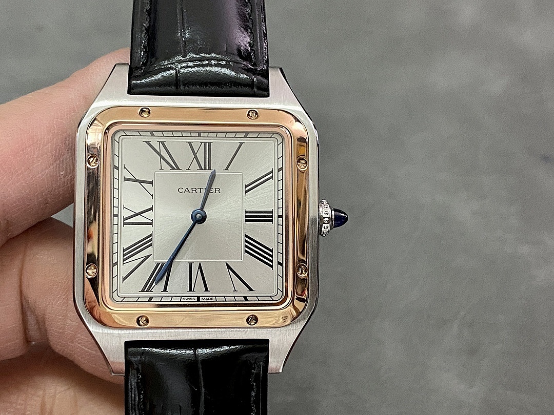 Cartier Square Two-Tone Wristwatch