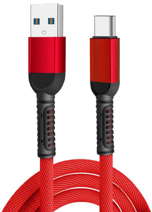 F313 Super-Thick Braided USB to USB-C Cable