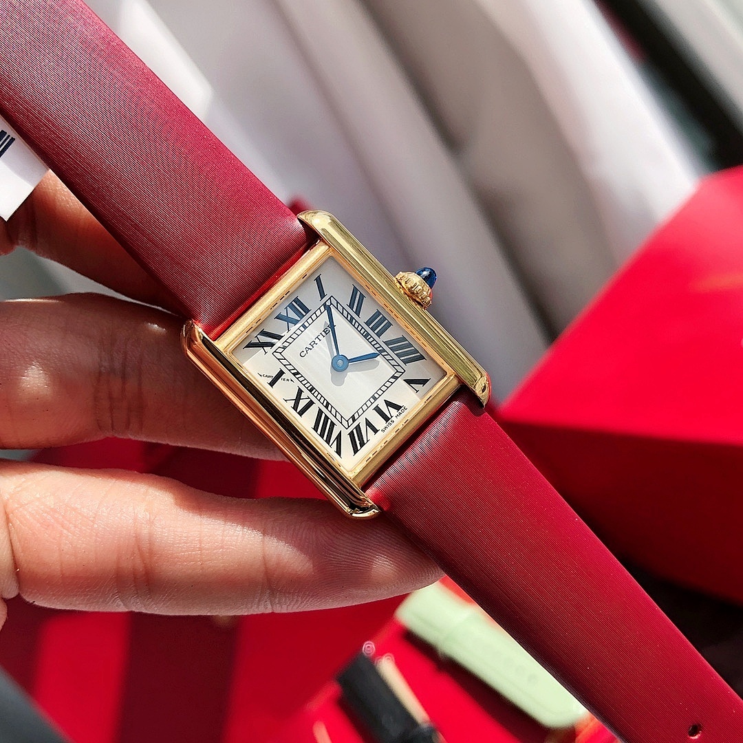 Cartier Tank Gold-Tone Watch