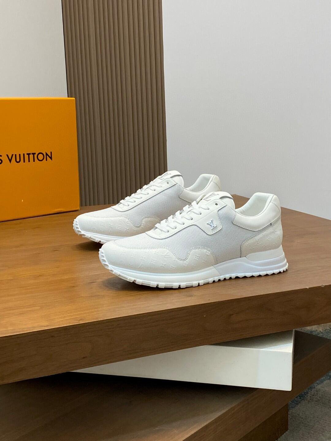 Louis Vuitton White Monogram Runner Sneakers