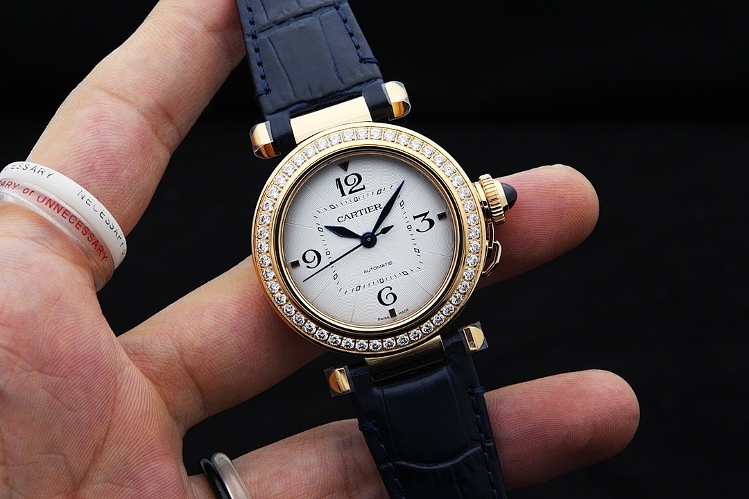 Cartier Diamond Bezel Automatic Watch