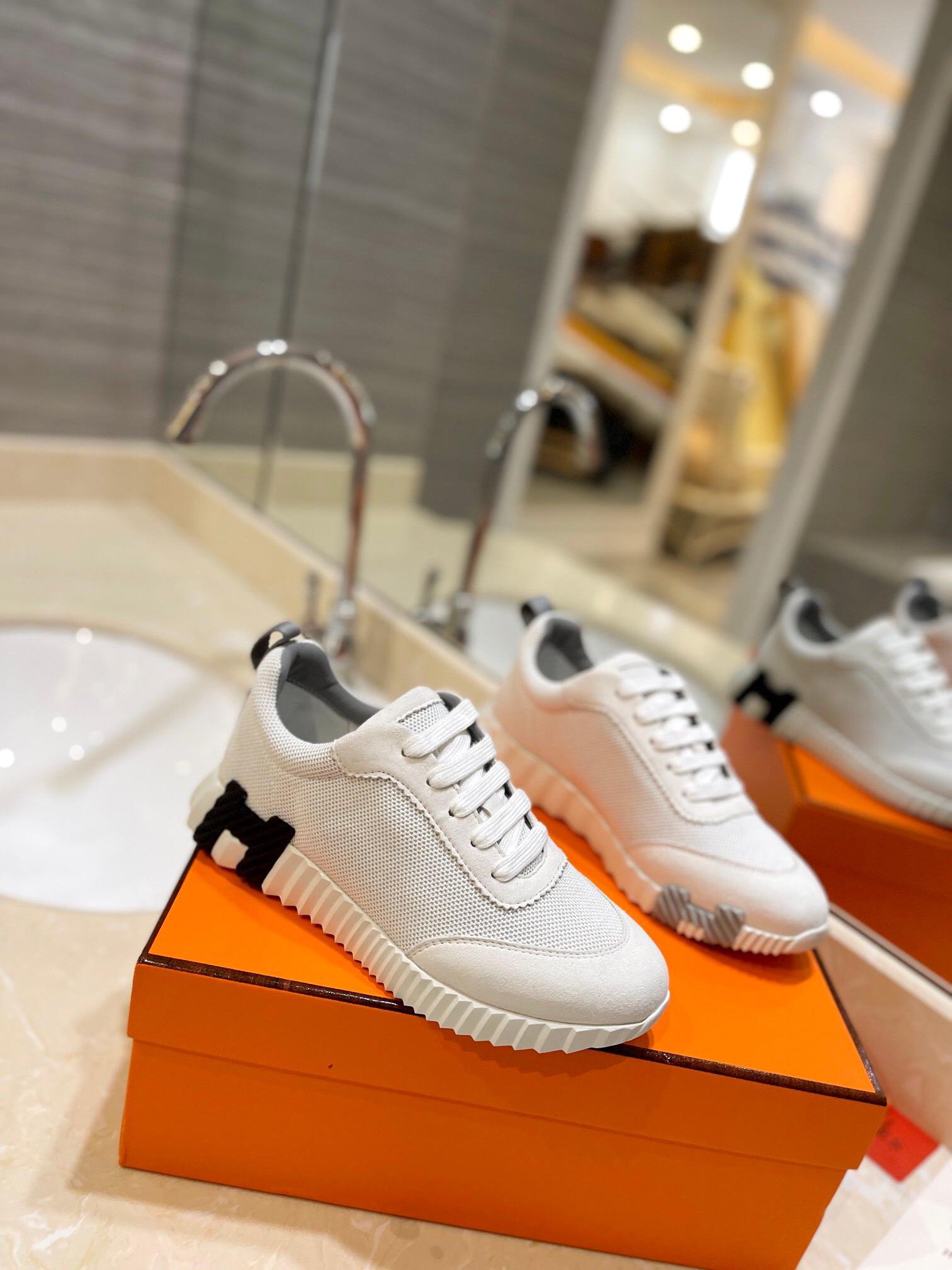 White Mesh Low-Top Sneakers
