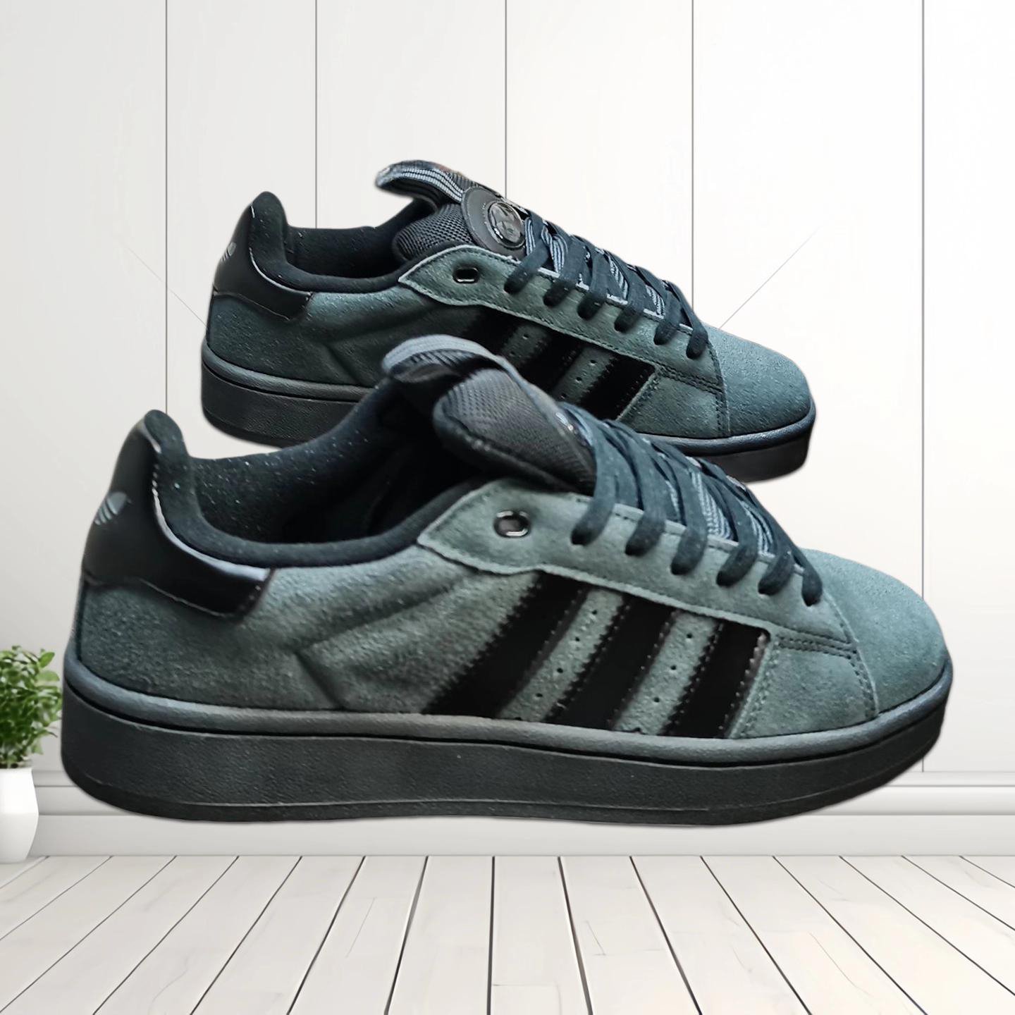 Dark Gray Platform Low-Top Sneakers