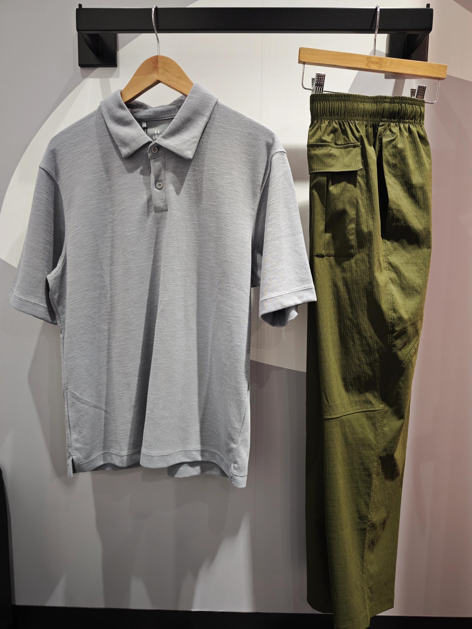 Olive Green Casual Pants
